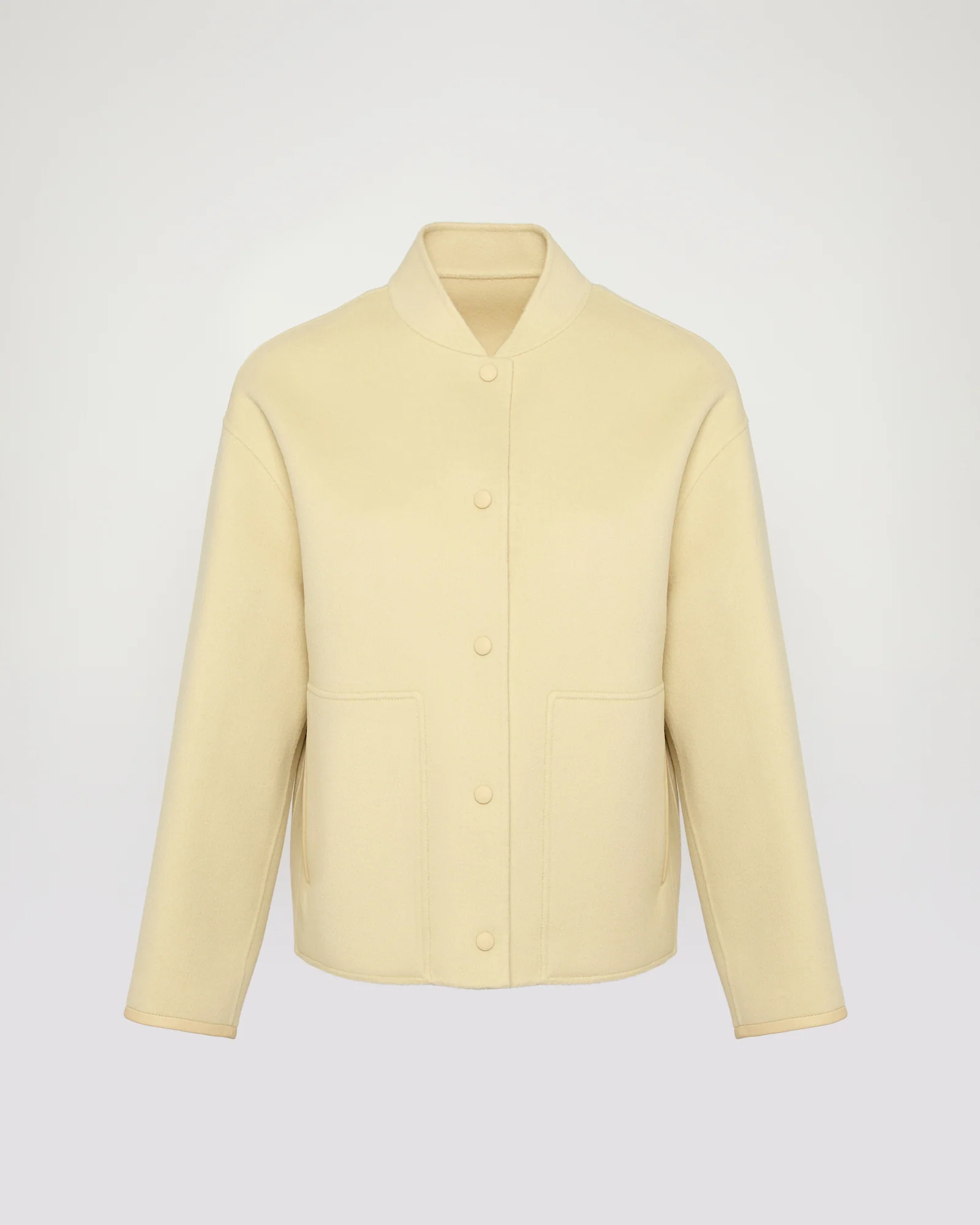 Veste teddy en lainage cachemire double face - Image 5